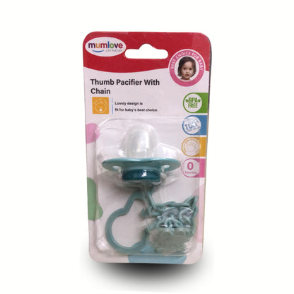 Baby Thumb Pacifier With Chain - New Baby Joy