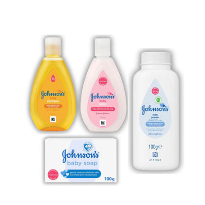 Johnsons baby  Gift Sets. 4 Pices Gift Set Including baby Shampoo,Baby Poder,Baby Soap,Baby Loion In Affordable Price